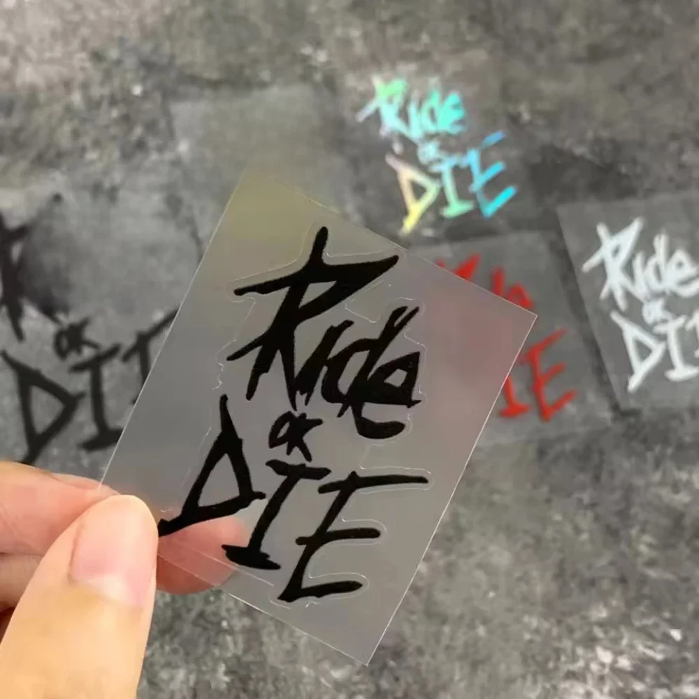 AliExpress NONE 1PC Ride or Die Reflective Stickers for Cars, Motorcycles, Bicycles, Waterproof Vinyl Stickers Decorative Frame