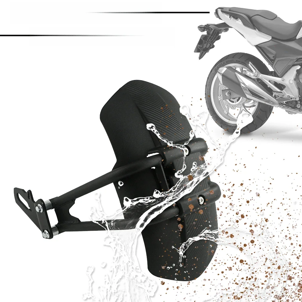NC700 NC750X błotnik tylny błotnik dla Honda NC750D NC750 X/D błoto osłona przeciwbryzgowa ochrona koła Hugger dla Ninja 250/300 — 2