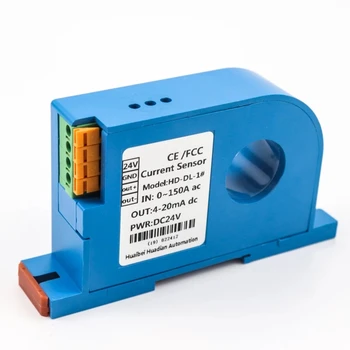 0-500A AC/DC Hall etkisi akım sensör verici dönüştürücü 0-500A giriş 0-10V çıkış