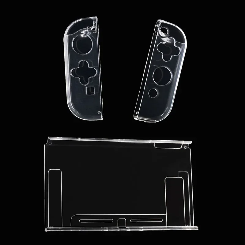 Coque souple transparente en TPU, coque de protection Joycon pour Console Nintendo Switch NS, protection arrière transparente