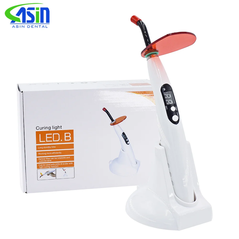 Dentistry Tools Dental Wireless Curing Light Dentist Cordless LED.B Lamp Output Intensity 1200-1500mw/cm2