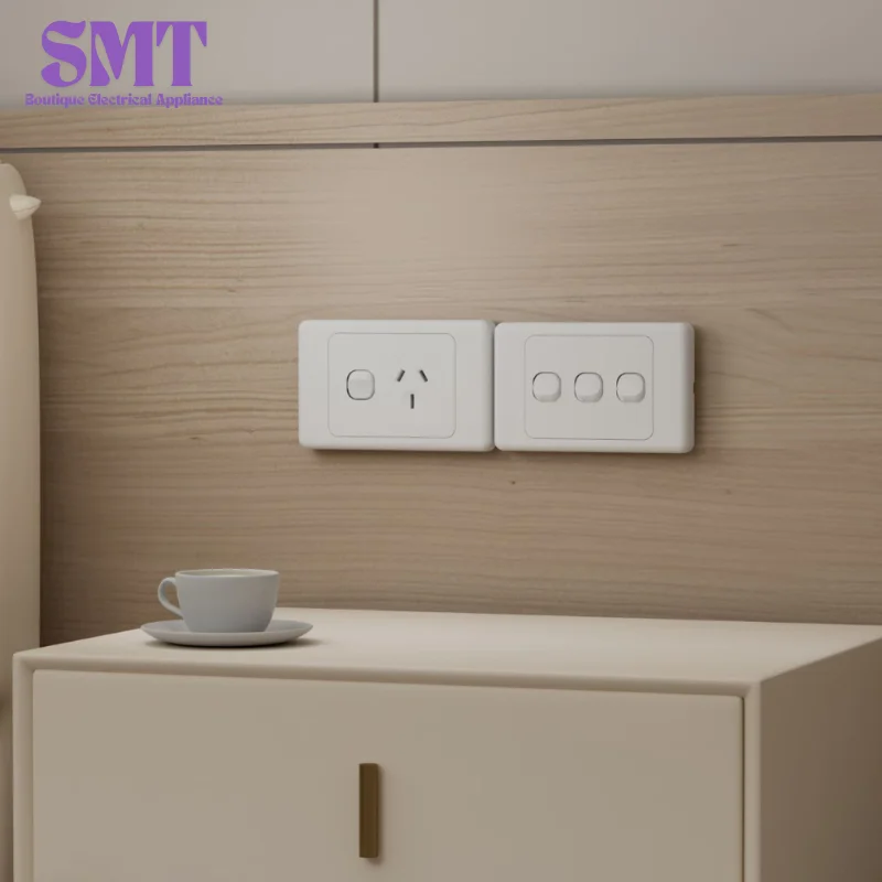 10A GPO نقاط الطاقة المزدوجة 240 فولت الاتحاد الافريقي الكلاسيكية مفتاح الإضاءة لوحة نوع-I مفتاح تحكم واحد دوللي الروك المرآب التوصيل نقطة