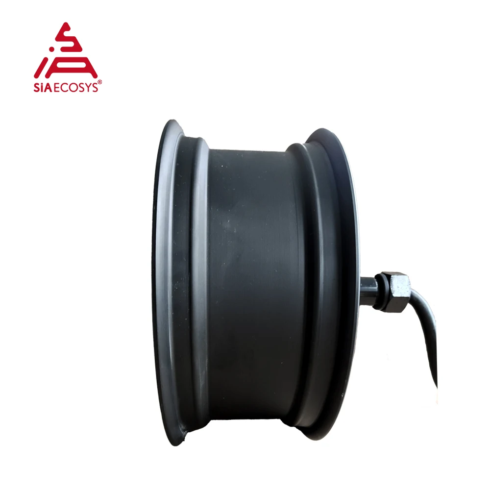 Motor QS 12 * 5,0 polegadas 260 2000W V1 Motor de cubo de eixo único destacável na roda para carro elétrico