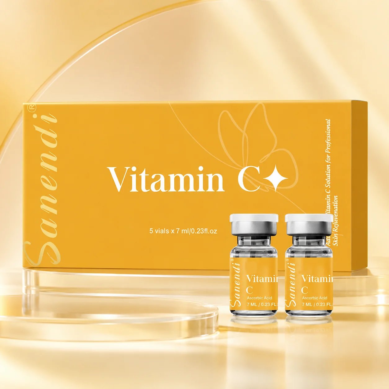 Sanendi Pink Cocktail Glow Salmon DNA Serum Ampoule Peptide Hyaluronic Acid Bright Facial Essence For Dermapen Korean Skin Care view 3