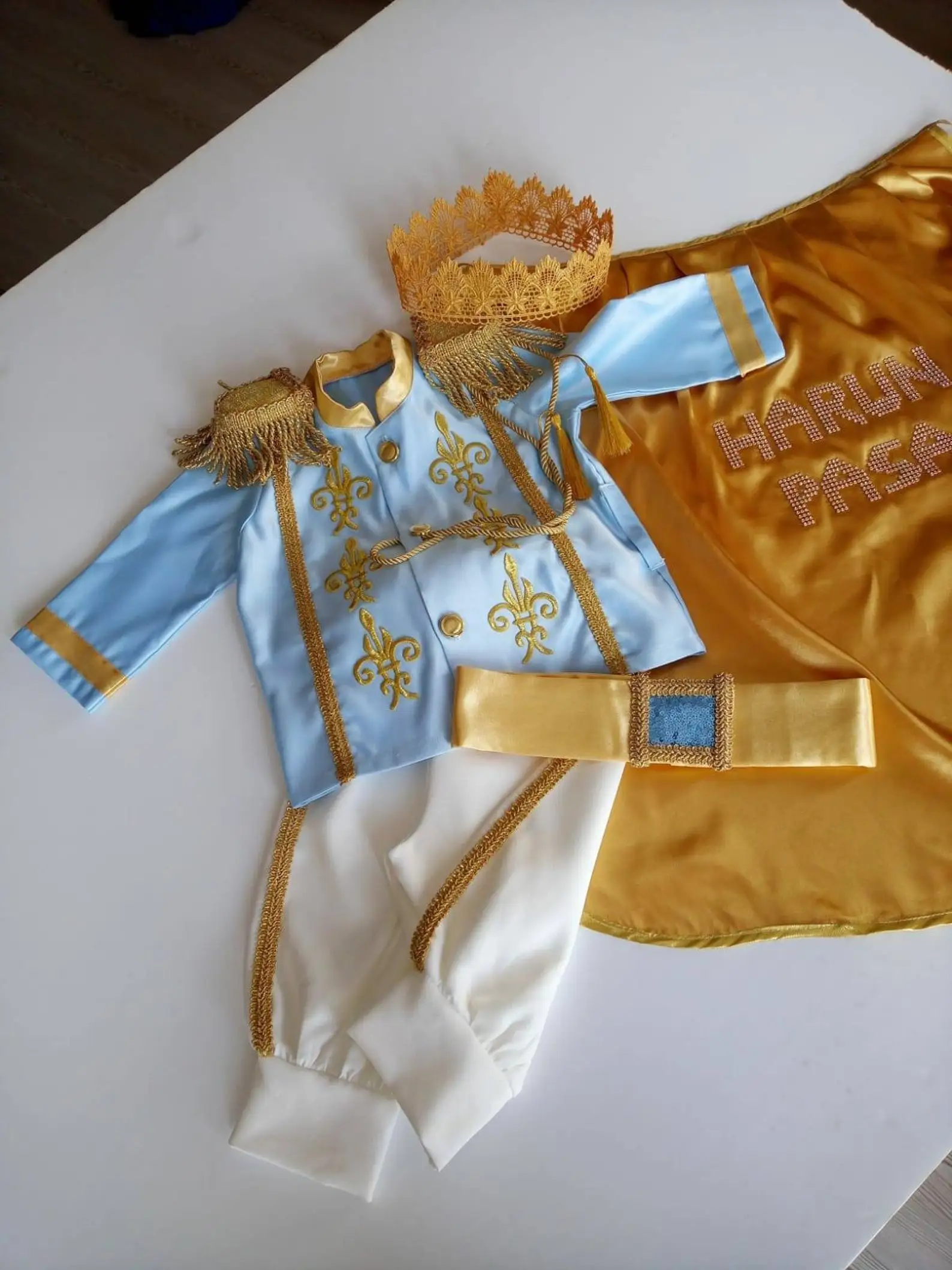 Royal Prince Costume  First Birthday Outfit Boy Personalized Cake Smash King Outfit Birthday Prince Charming Costume