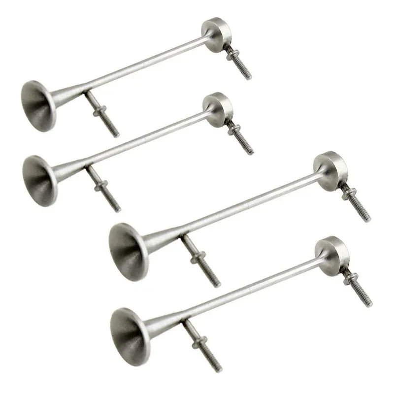 2 Stuks Metalen Luidspreker Fluitje Hoorn Model Voor 1/14 1:14 Rc TAMIYA King Hauler GL Tractor Truck Model LESU SCANIA R620 ACTROS 3363 - afbeelding 2