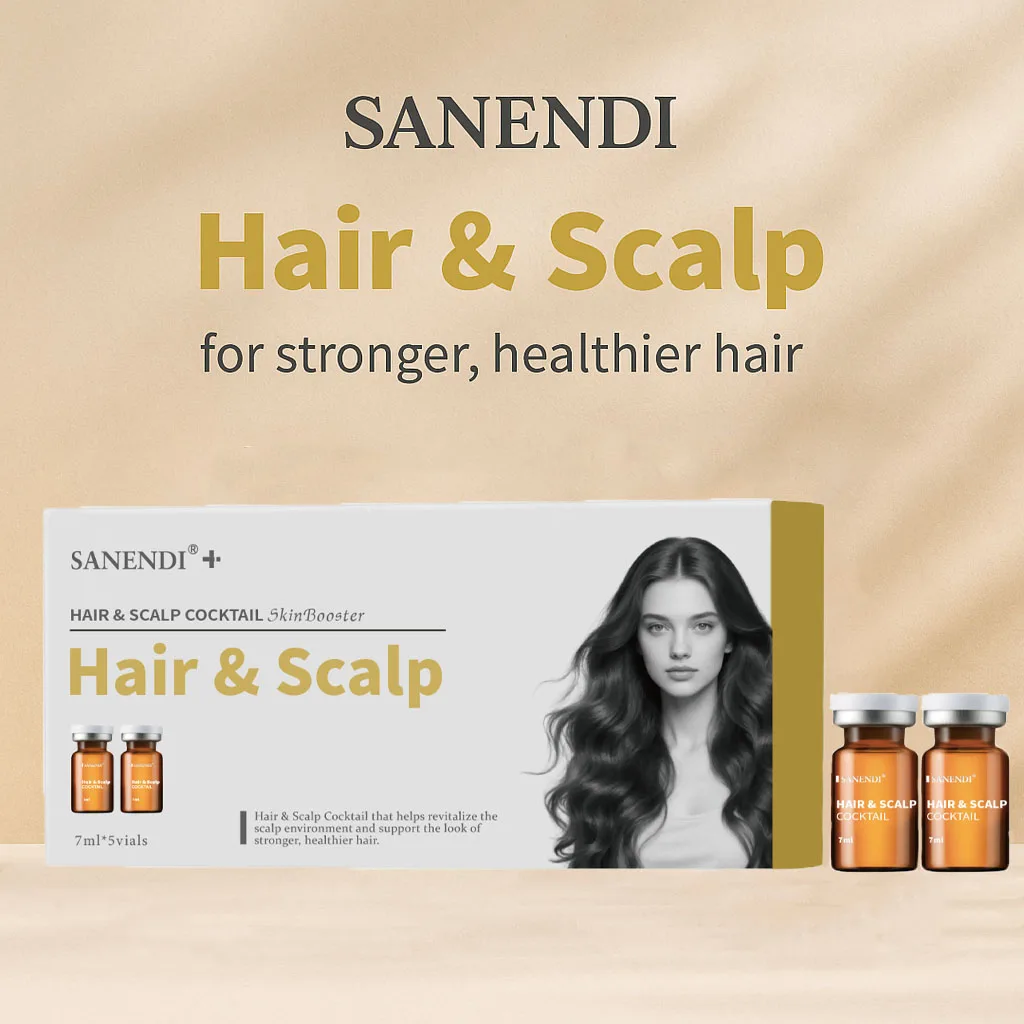 منتجات Sanendi الكورية للعناية بالبشرة، فيتامينات متنوعة توفر ترطيب عميق لطيف وفعال لجميع أنواع البشرة، قوارير 7 مل × 5