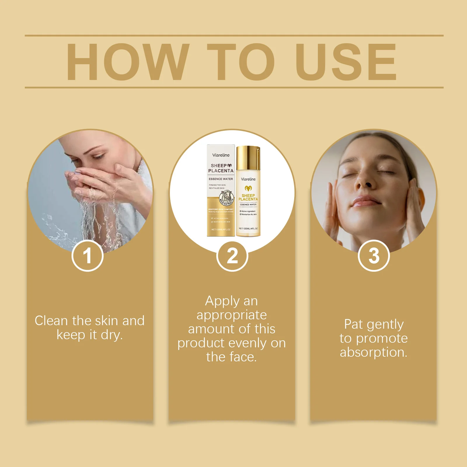 ヴィアレリン 羊プラセンタ フェイストナー 毎日の保湿で輝く肌へ 肌の質感を改善し、滑らかさを高める 栄養補給フェイストナー