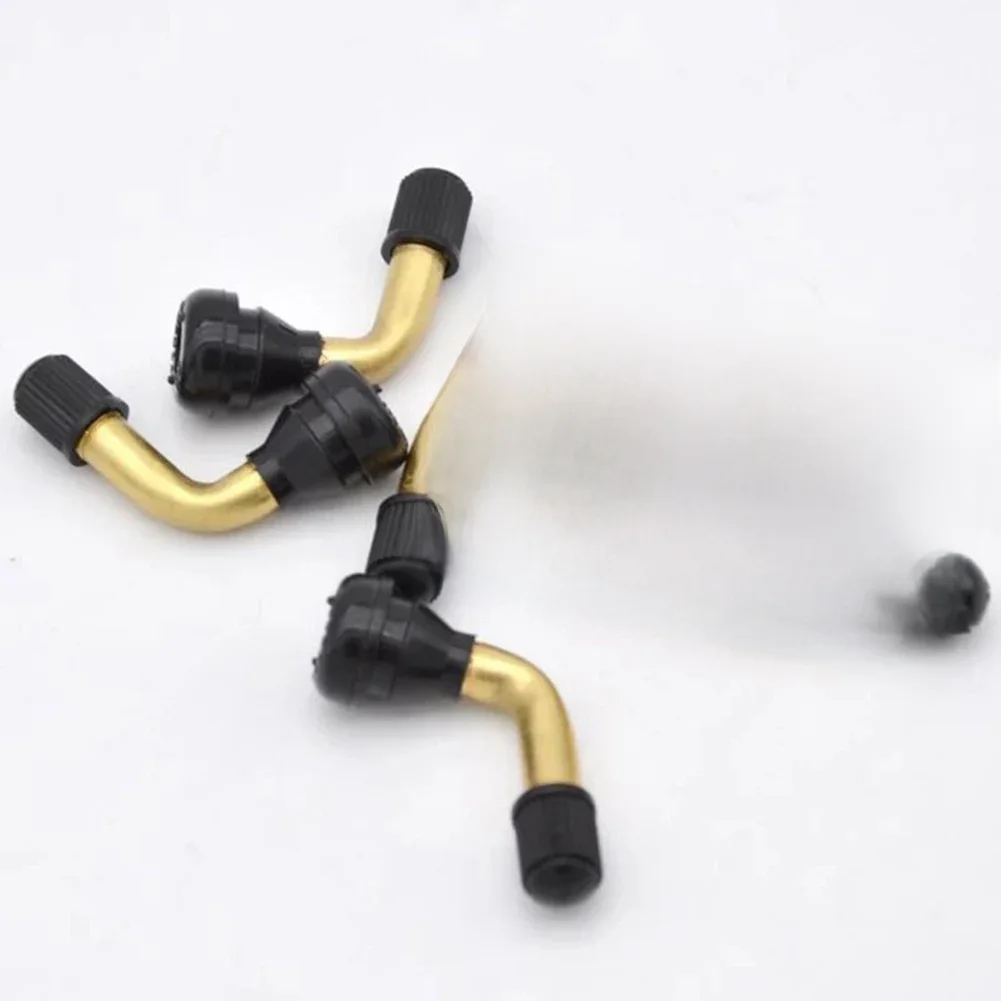 AliExpress 2pcs Rubber/Brass Angled Valve Stems Tubeless Tyre For Electric Scooter Bike PVR 70/60/50/45°