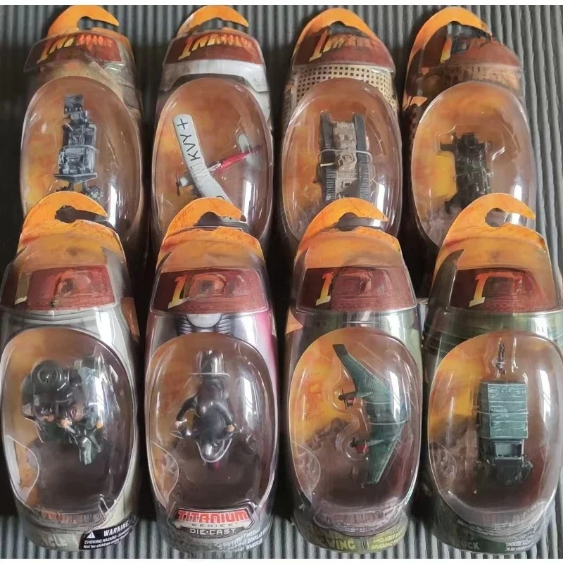 Anime Indiana et Jones avion bombardier moto Chariot modèle accessoires de collection Kawaii jouets pour enfants cadeau d'anniversaire