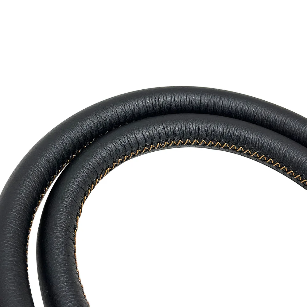High Quality 1.5M Black White Wookah Leather Hookah Hose Shisha Pipe Narguile Water Pipes Shisha Accessories view 5