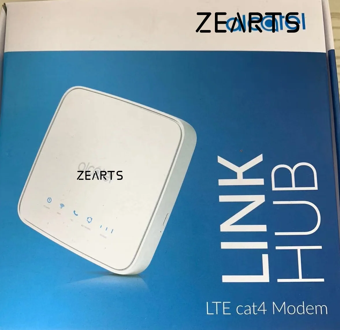 ZEARTS Alcatel Router HH41NH Link Hub 4G LTE odblokowany na całym świecie (fabrycznie nowy)