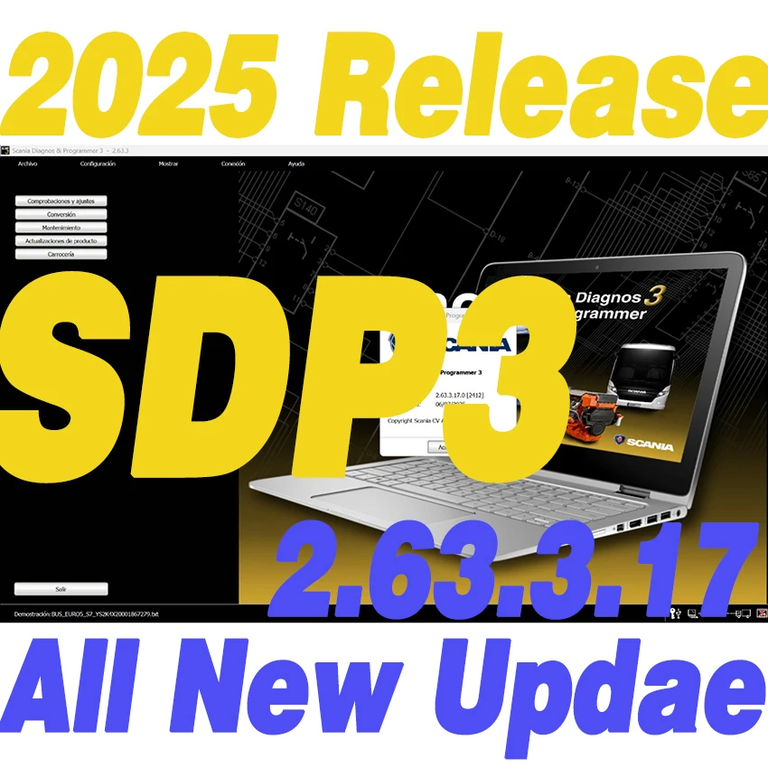 SDP3 2.63.3.17 Dongle Level Tool Authorization License 2 Years Long Add (Buses, Trucks) Update To Date Full Functions VCI3 VCI4