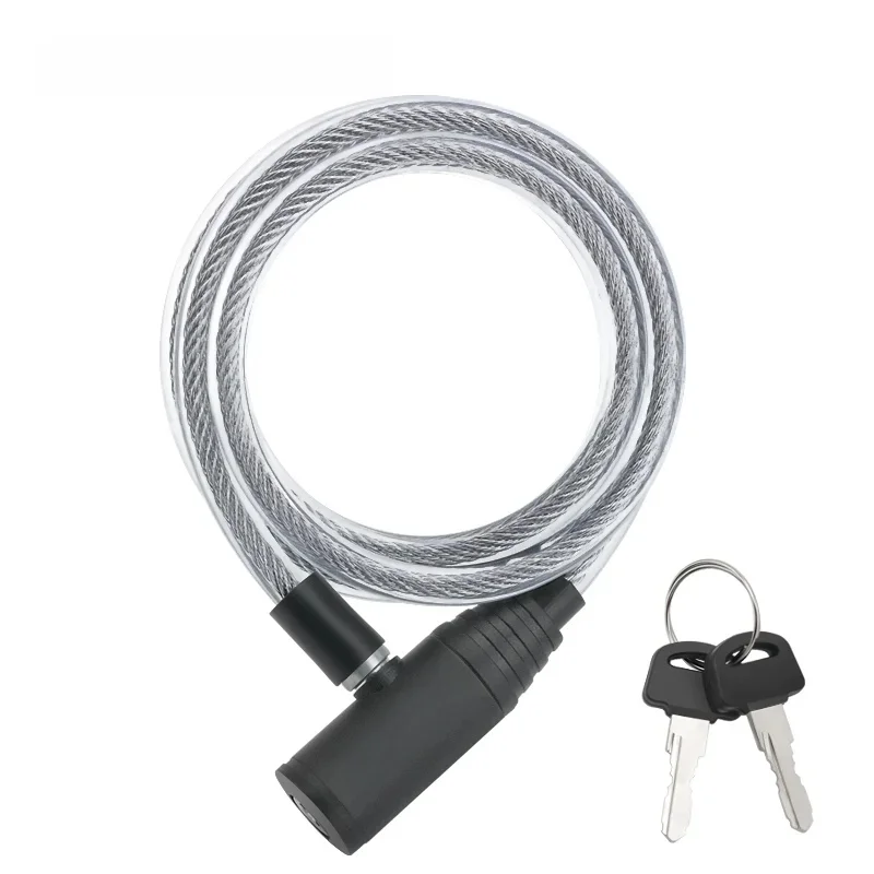 AliExpress riderace RIDERACE Bicycle Cable Lock Portable Bike Anti-theft Ring Lock High Security For Scooter Electric E-Bike Road Cycling Sliver