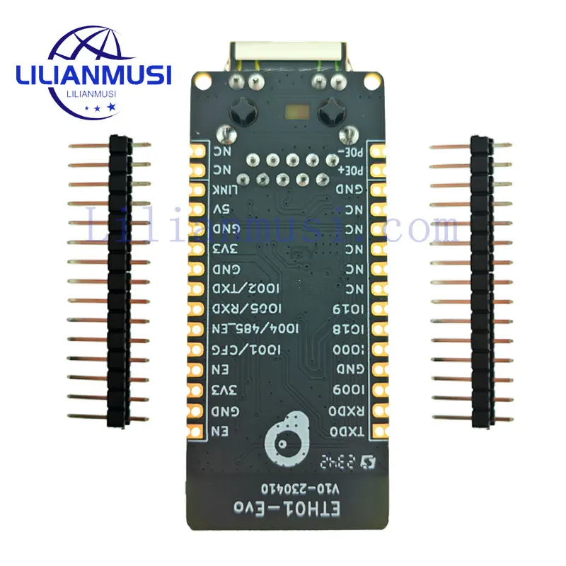 Imagem -05 - Módulo Ethernet Esp32-c3 Ethernet Wifi Bluetooth Pequeno Gateway Suporta Fonte de Alimentação Poe Disponível com Eth01-evo