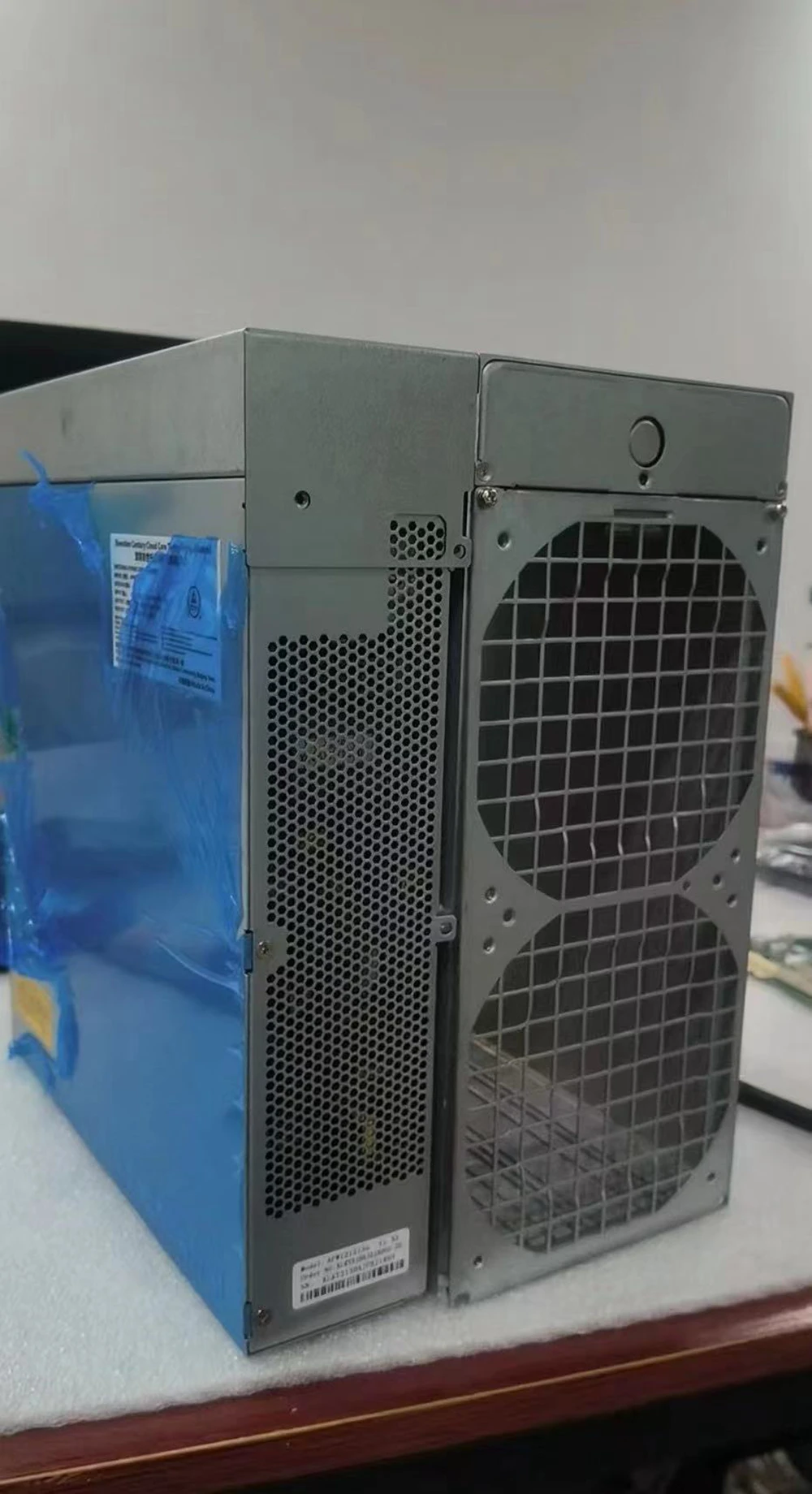 Antminer S19 S19โปร S19J S19J T19ปลอกหุ้มอะลูมิเนียมสีเงินบิทเมนสำหรับเปลี่ยนที่ใช้ตกแต่งใหม่