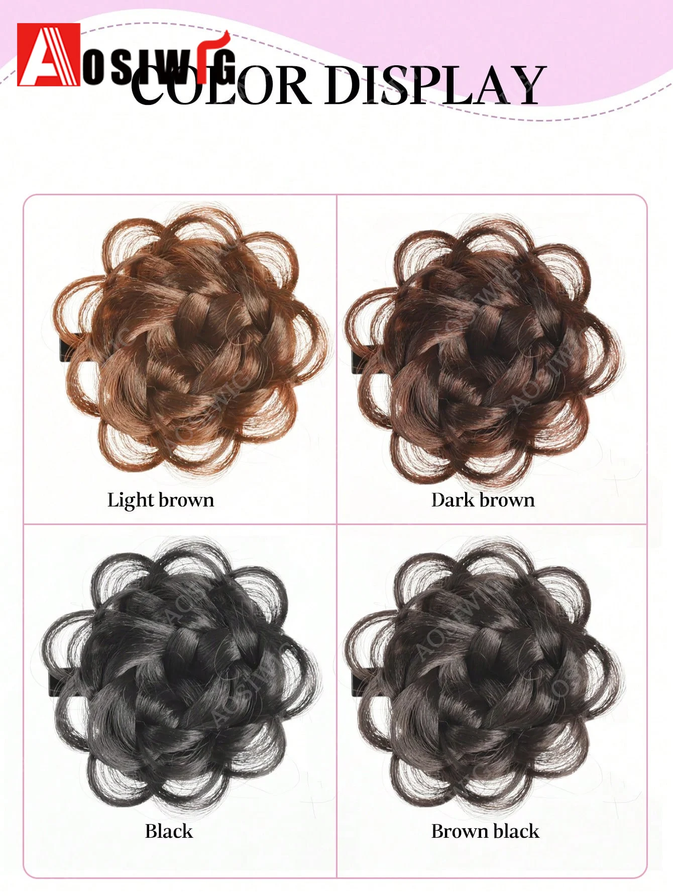 Thumbnail 4 - #73 Best Clip-In Chignon Hair Buns to Buy In 2026