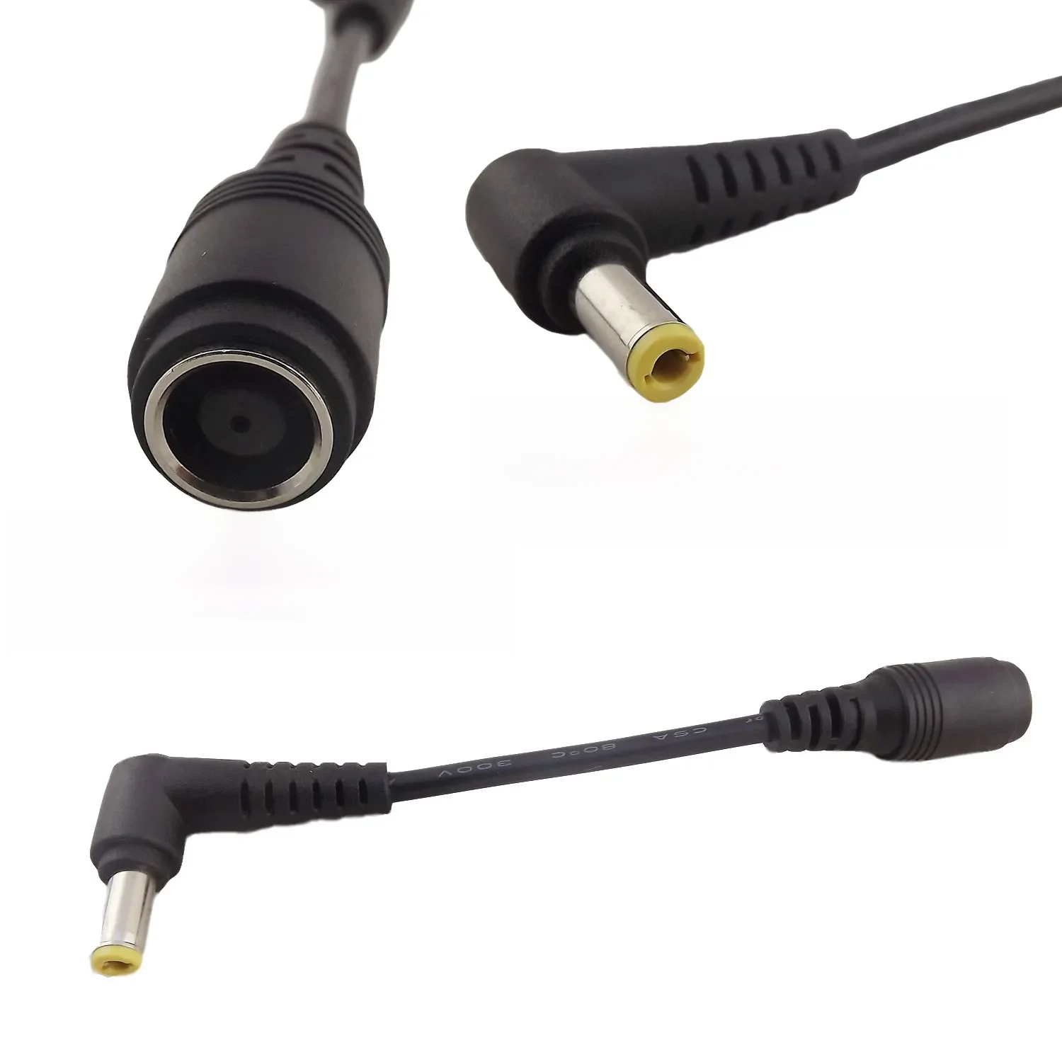 1 szt. zasilacz DC 7,9 mm x 5,5 mm żeński na 5,5 mm x 2,5 mm męski adapter wtyczki kabel łączący do laptopa Lenovo IBM — zdjęcie 2