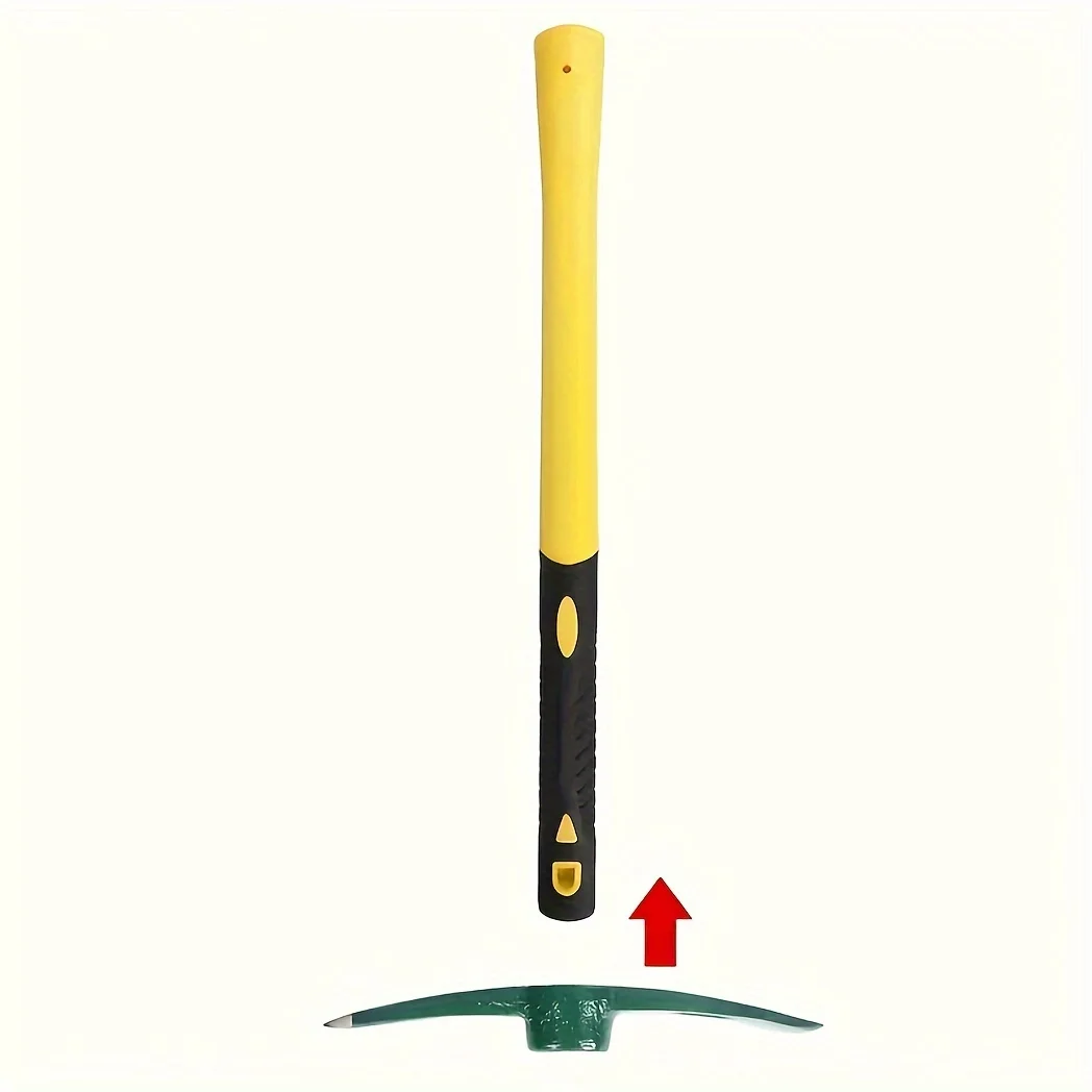 1pc Pickaxe, Fiber Plastic Handle, Hand-held, Used For Planting Flowers And Vegetables, Can Loosen Soil, Dig Trees