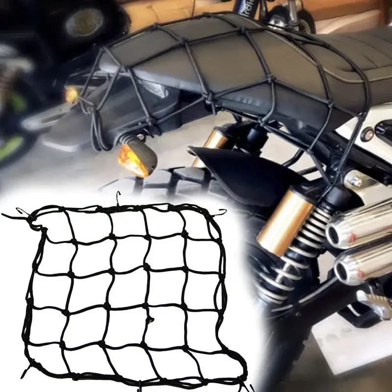 AliExpress NONE Motorcycle Helmet Storage Trunk Bag Motorcycle Luggage Net Hook Hold Bag Cargo Bike Scooter Mesh Luggage Equipaje