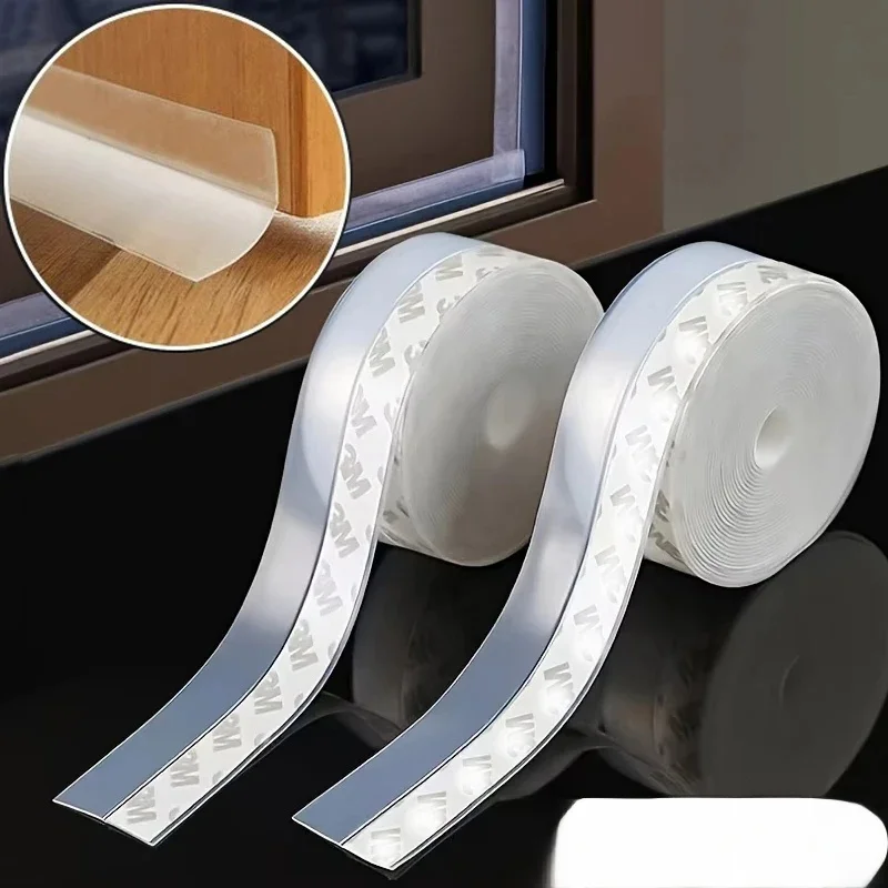 Bande d'étanchéité pour bas de porte et fenêtre, bouchon de porte, isolation contre le bruit et la poussière, bande d'étanchéité en caoutchouc pour fenêtre météo