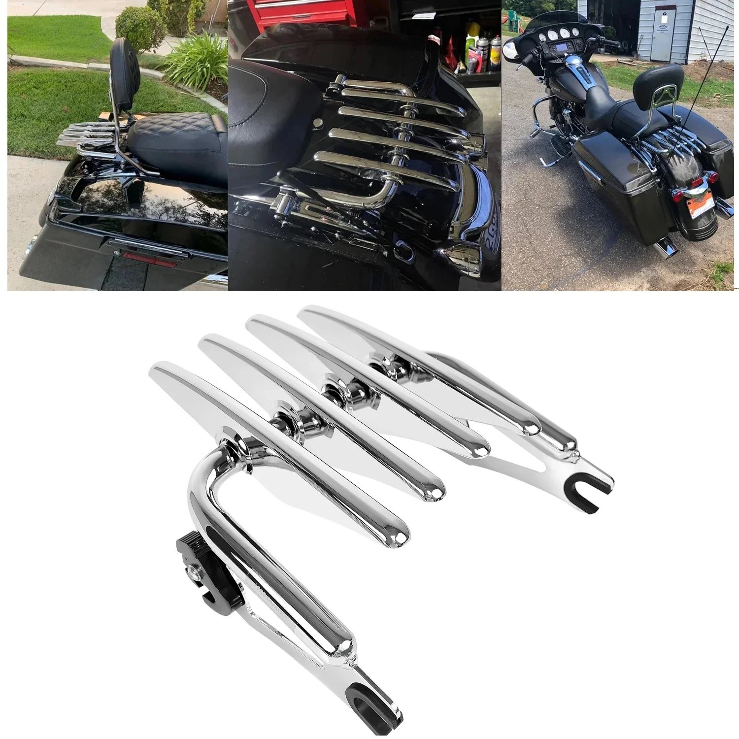 Uchwyt bagażnika do Harley Touring Electra Glide Road King Special Street Glide Road Glide Ultra Limited CVO 2009-2025 — zdjęcie 2