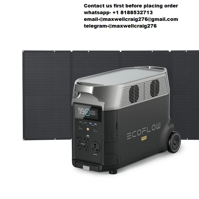 CLEAN! Authentic EcoFlow DELTA Pro solar generator (PV400W)