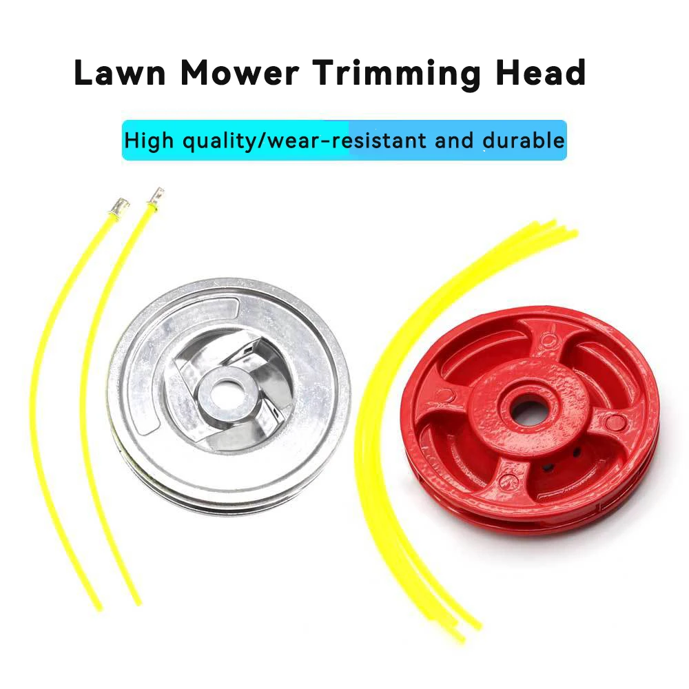 

Universal Aluminium Grass Trimmer Head For Lawn Mower Brush Cutter Head Thread Nylon Grass Cutting Line Head Garden Grass Head