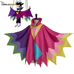 （In Stock) NEW !!! Deltarune Spamton Neo Cosplay Costumes Game Spamton Neo Colorful Stand Collar Cape Unisex Stand Collar Cloak