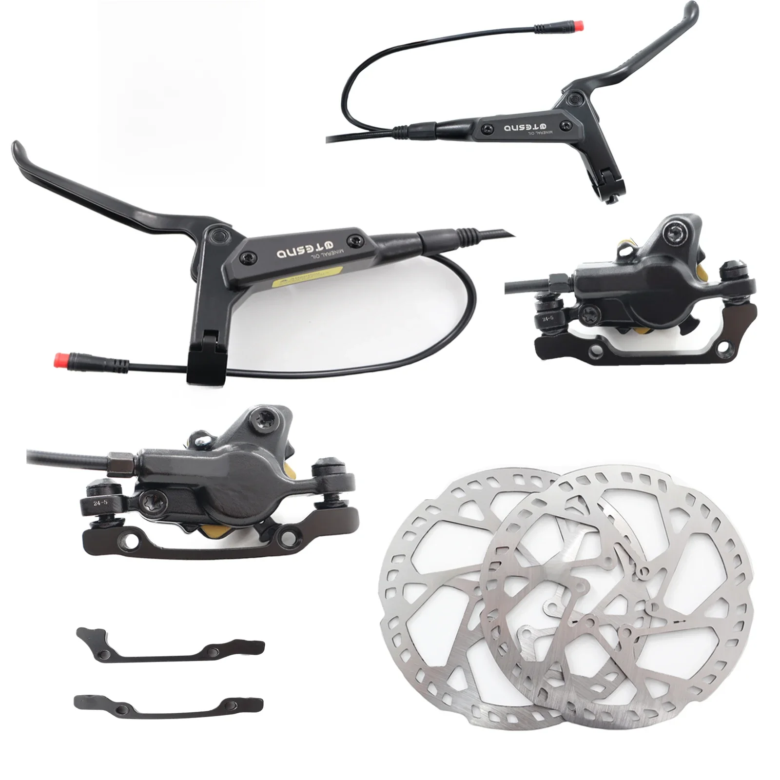 AliExpress TESNO EBike Hydraulic Disc Brake 2 Piston Scooter parts  Bicycle Accessories 160mm Rotor Caliper Front Rear 850mm1700mm oil  Set