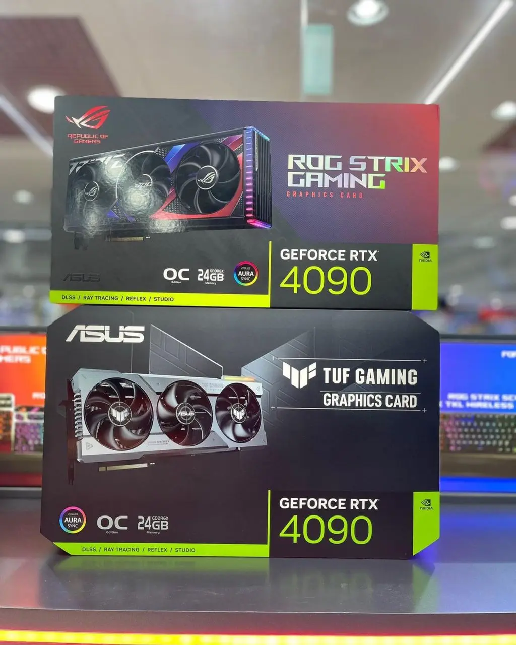 ТОП ПРОДАЖИ!!! ОРИГИНАЛЬНАЯ видеокарта GeForce RTX ASUS ROG STRIX NVIDIAS GeForce RTX 4090 OC 24 ГБ GDDR6X (2)