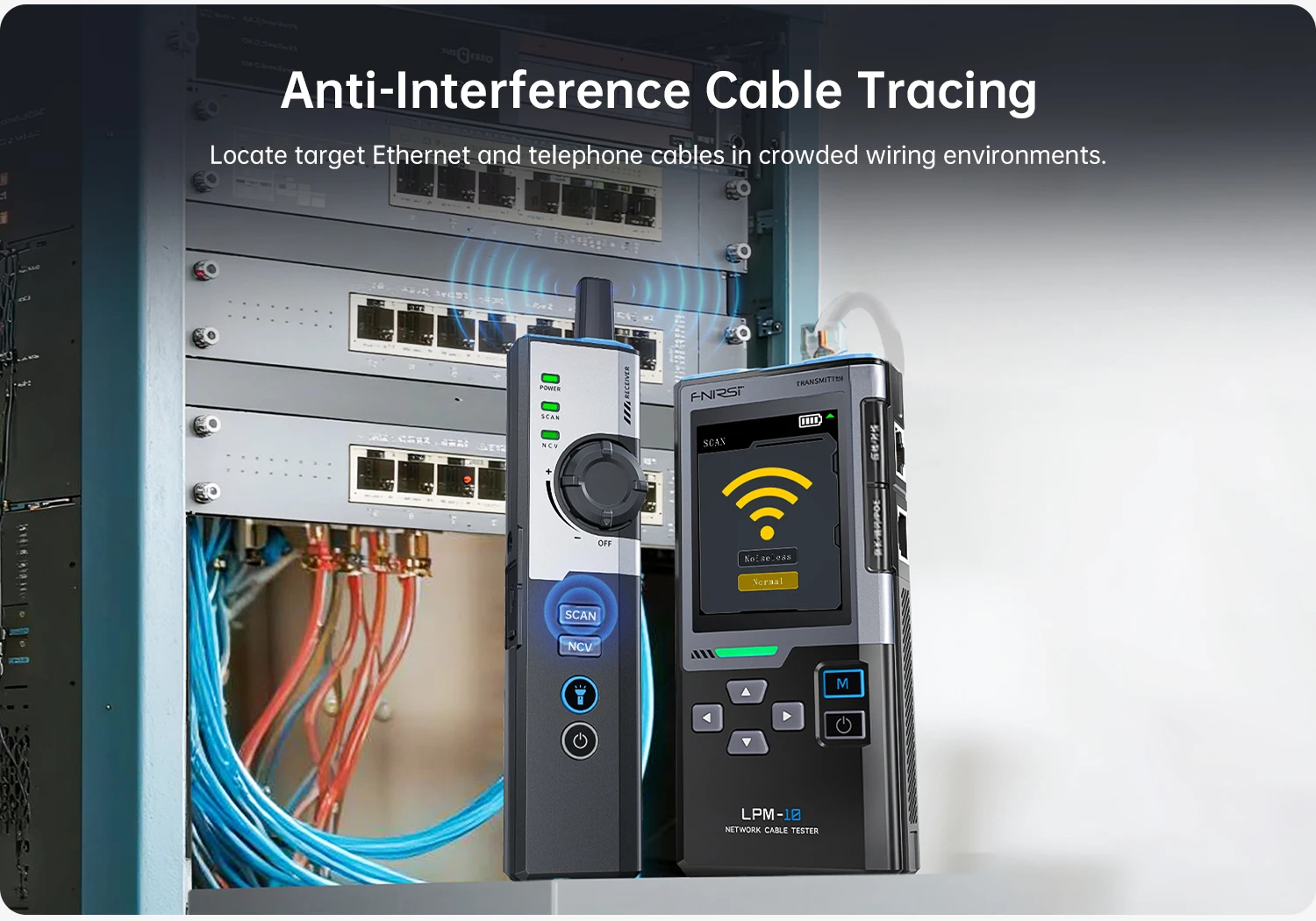 FNIRSI LPM-10C Netzwerkkabeltester RJ45 RJ11 PING IP-Scanner mit Ethernet PoE-Detektor LAN-Kabel-Fehlerfinder-Testgerät – Detail 11