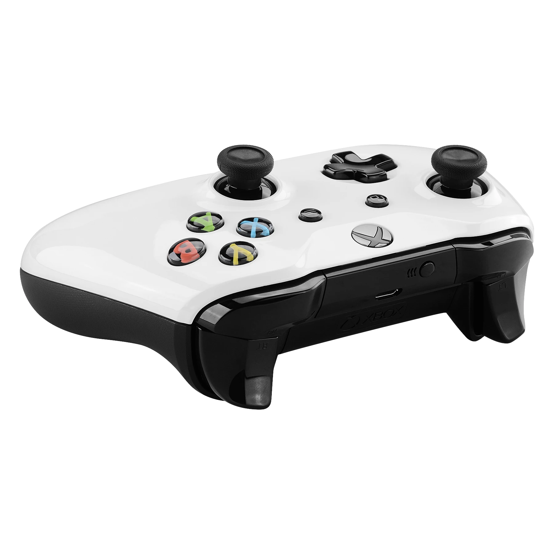 طقم بديل من إطار أمامي لامع متوهج في الظلام لجهاز Xbox One S & Xbox One X Controller (موديل 1708)