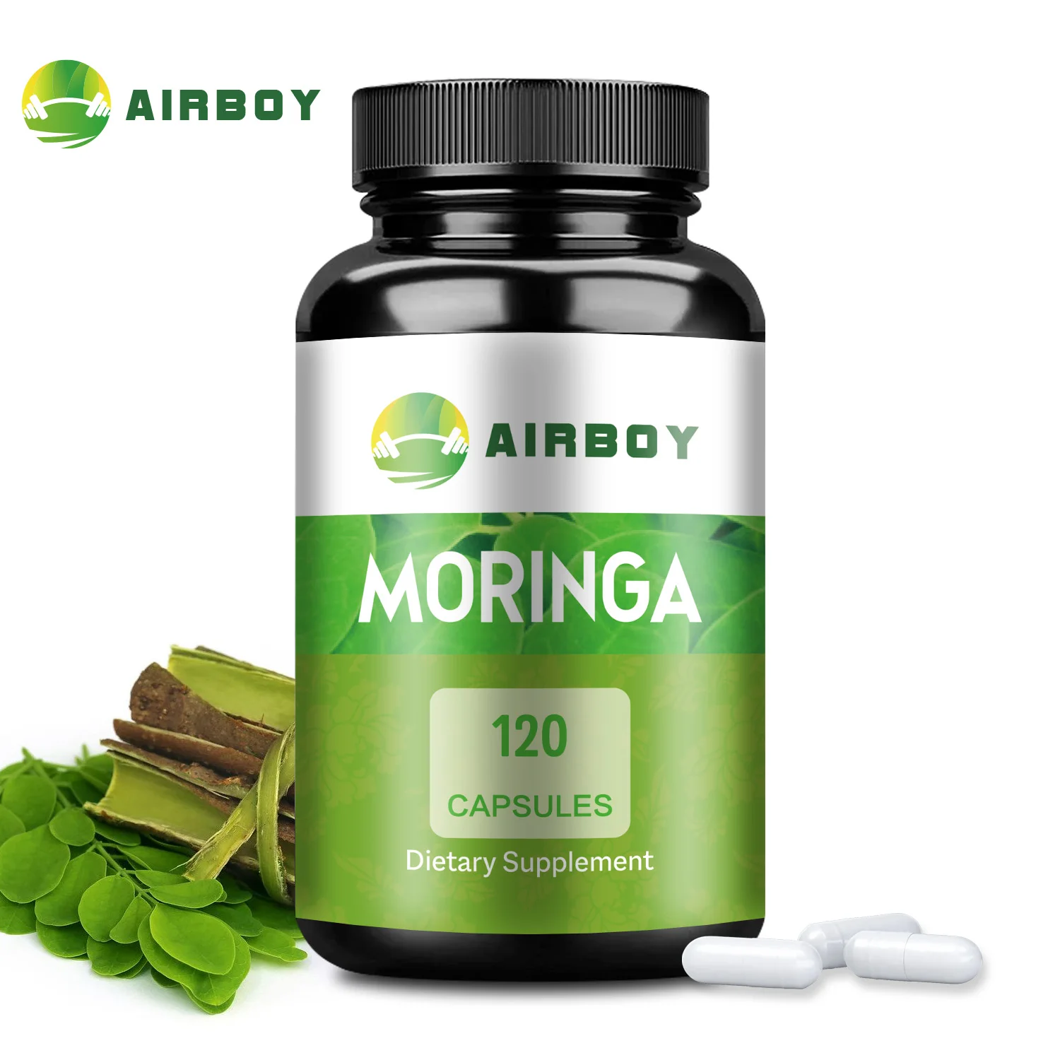 Moringa Supplement 700mg - Boosts Energy Levels, Immune Support, Antioxidant, Supports Digestion, Gut Health - 120 Capsules