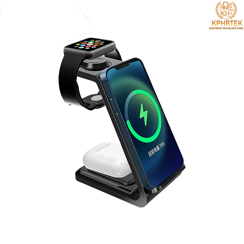 

Беспроводное дорожное зарядное устройство 20 Вт 3 в 1 для Samsung Galaxy S23 S22 Ultra Watch 6/5/4 Active 1 2 Buds 2 Pro/Pro Станция быстрой зарядки