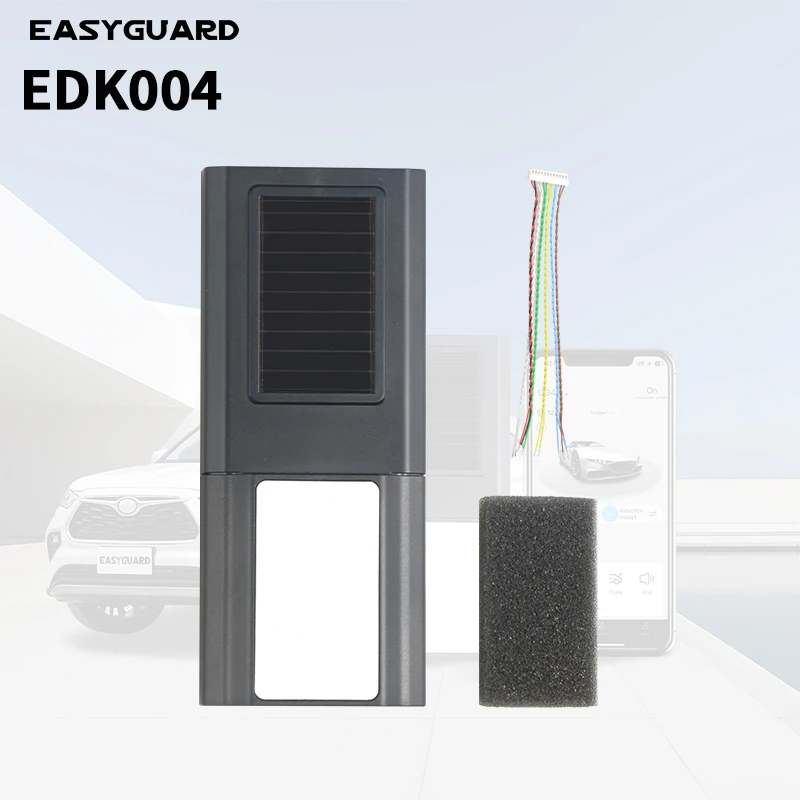 

EASYGUARD Rechargeable Solar Energy Digital Smartphone Key Fit For Car With Factory Push Start Button