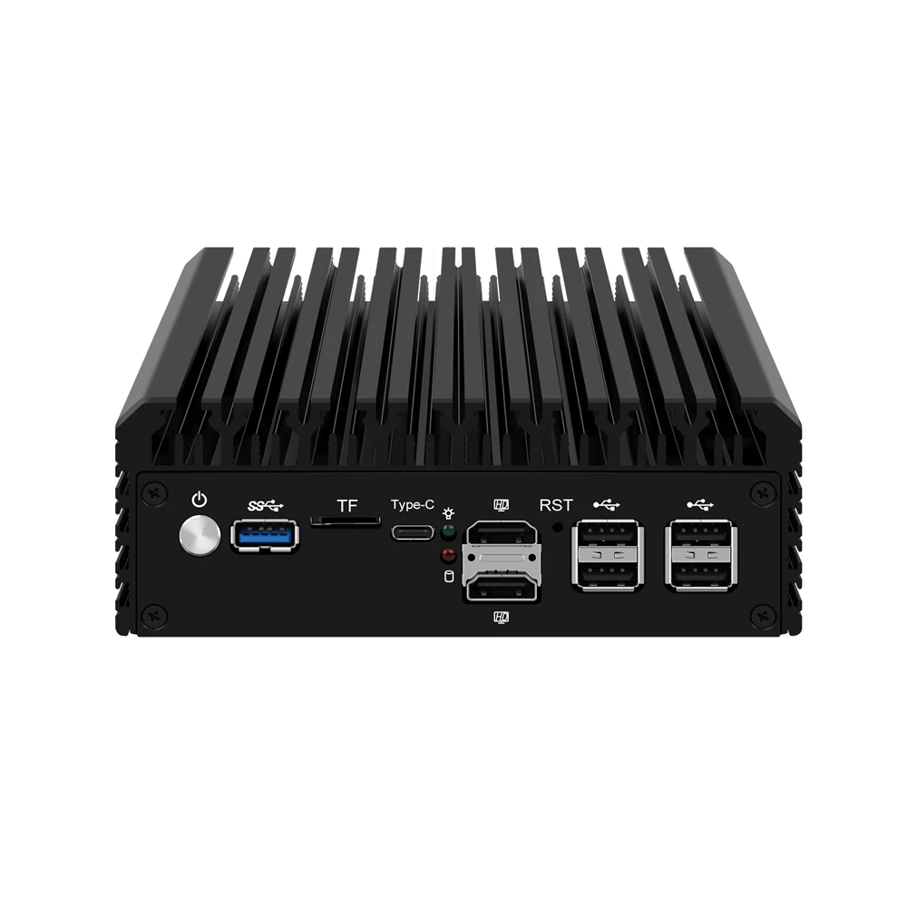 Micro pare-feu HUNmersible, Mini PC, P95.ense Plus,Mikrotik,Intel N100, N200, N305,RJ45,OPNsense, Explore, Routeur PC,6LAN,2HD,TF,Type-C