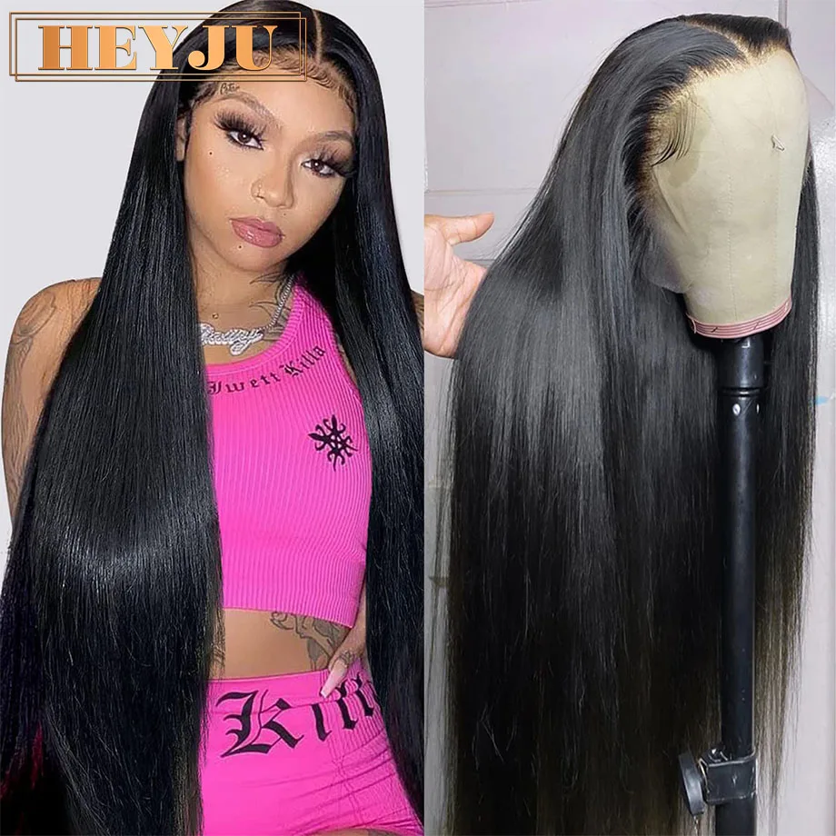 Bone Straight Lace Front Wigs Human Hair 13x6 HD Lace Frontal Wig 13x4 Transparent Brazilian Hair Wigs For Women Short Bob Wigs