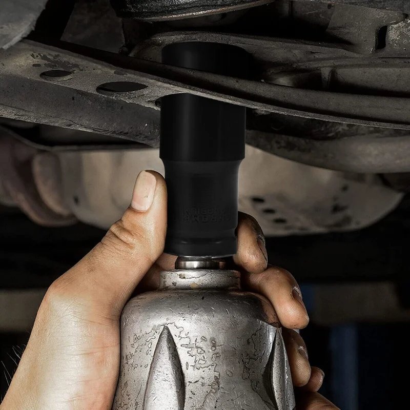 1/2 بوصة محرك 6 نقاط مقبس التصادم مجموعة 10 قطعة أحجام متري 10-24 مللي متر الكربون الصلب تأثير المقبس مجموعة مع صندوق تخزين الصلب