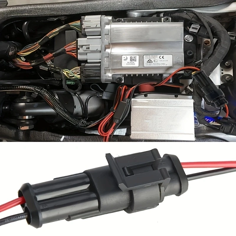 10 عبوات من موصلات الأسلاك ذات 3 دبابيس، مقبس توصيل أنثى ذكر 18AWG، قطع الاتصال السريع للسيارة، موصلات أسلاك الشاحنة