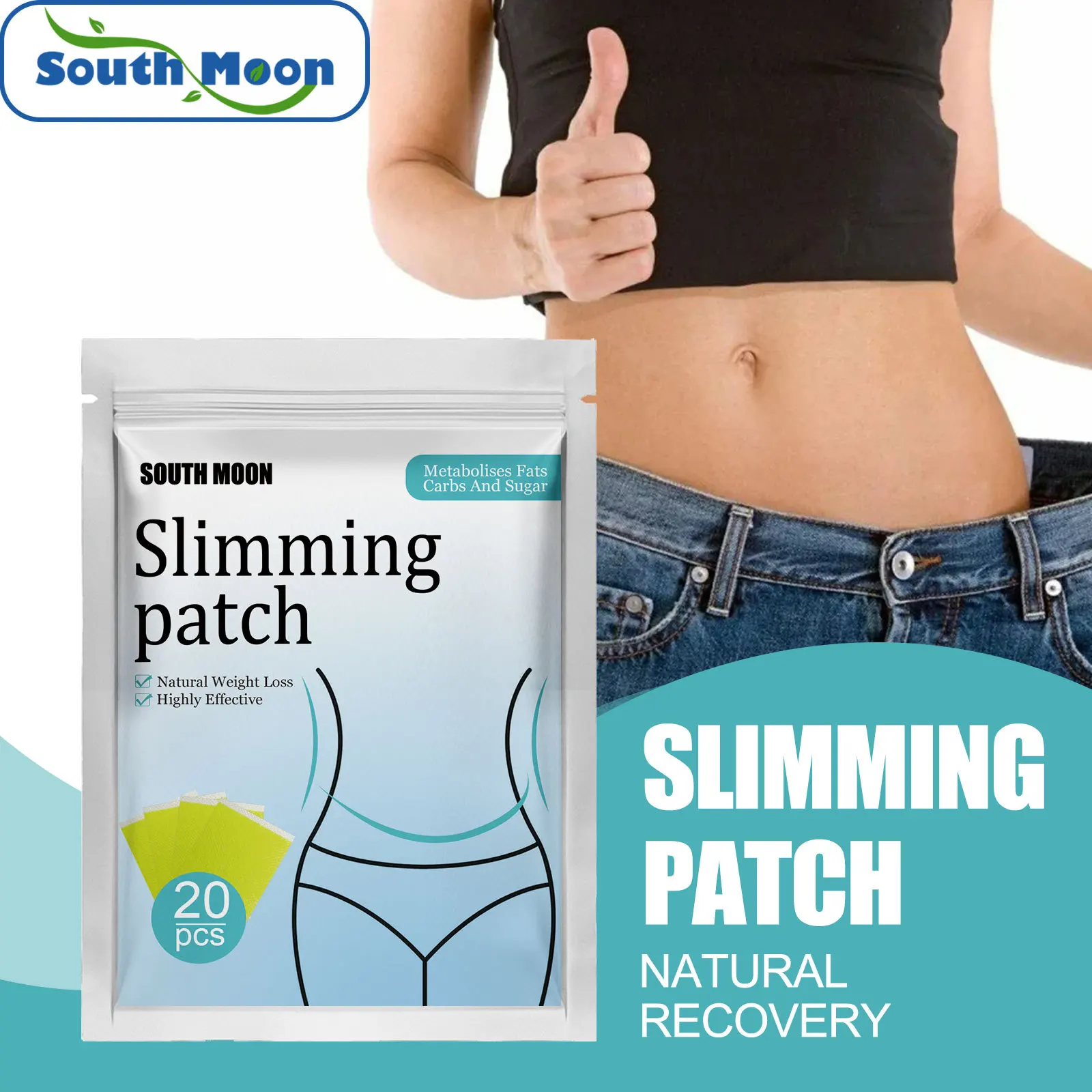 Leg Slimming Patches Thighs Lifting Firming Anti Cellulite Removal Weight Loss Fast Burning Fat Products Body Shaping Stickers view 3