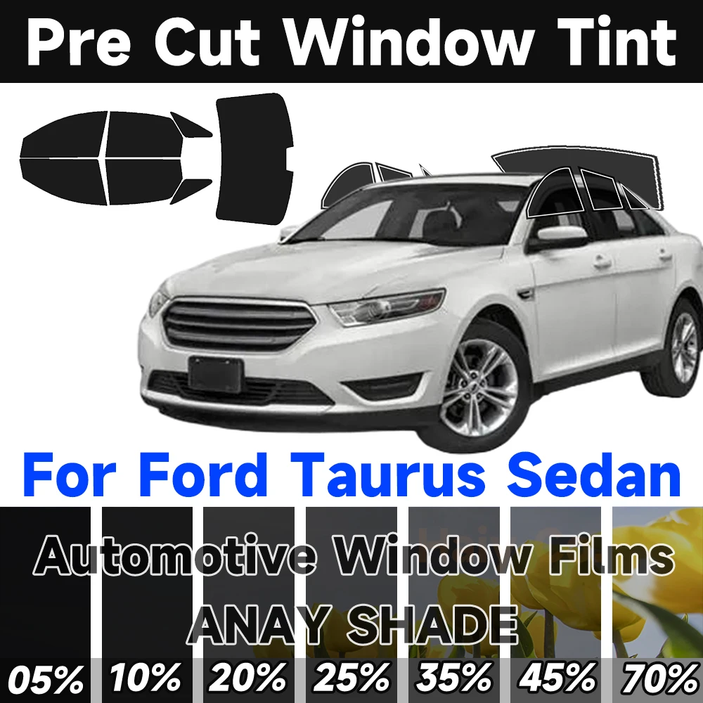 

Предварительно вырезанная тонировка окон автомобиля для Ford Taurus Sedan 1991-2019, любой год, автоматическая защита от солнца и ультрафиолета, тепловая 2-слойная защитная пленка для окон, конфиденциальные пленки