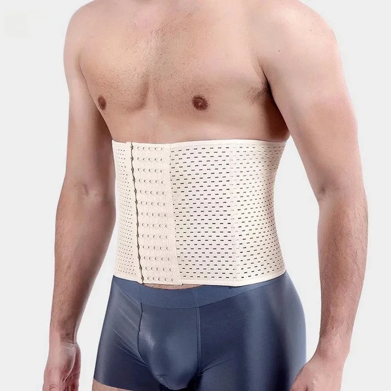 Hommes minceur corps Shaper taille formateur tondeuse ceinture Corset pour Abdomen ventre Shapers contrôle du ventre Fitness Compression Shapewear