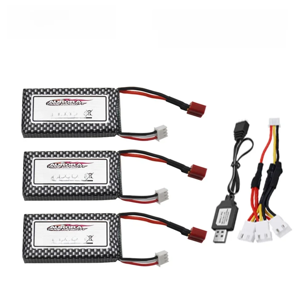 7,4 V 1600 mAh Lipo-Akku für XINLEHONG 9125 144001   RC-Spielzeug Auto-Ersatzteile 2S 7,4 V Batterien für 9125