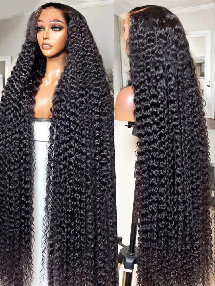 

Mossily 30 40 Inch Curly Wigs Human Hair HD Lace Wig 13x6 Frontal Black 100% Raw Brazilian 13x4 Lace Front For Women 200 Density