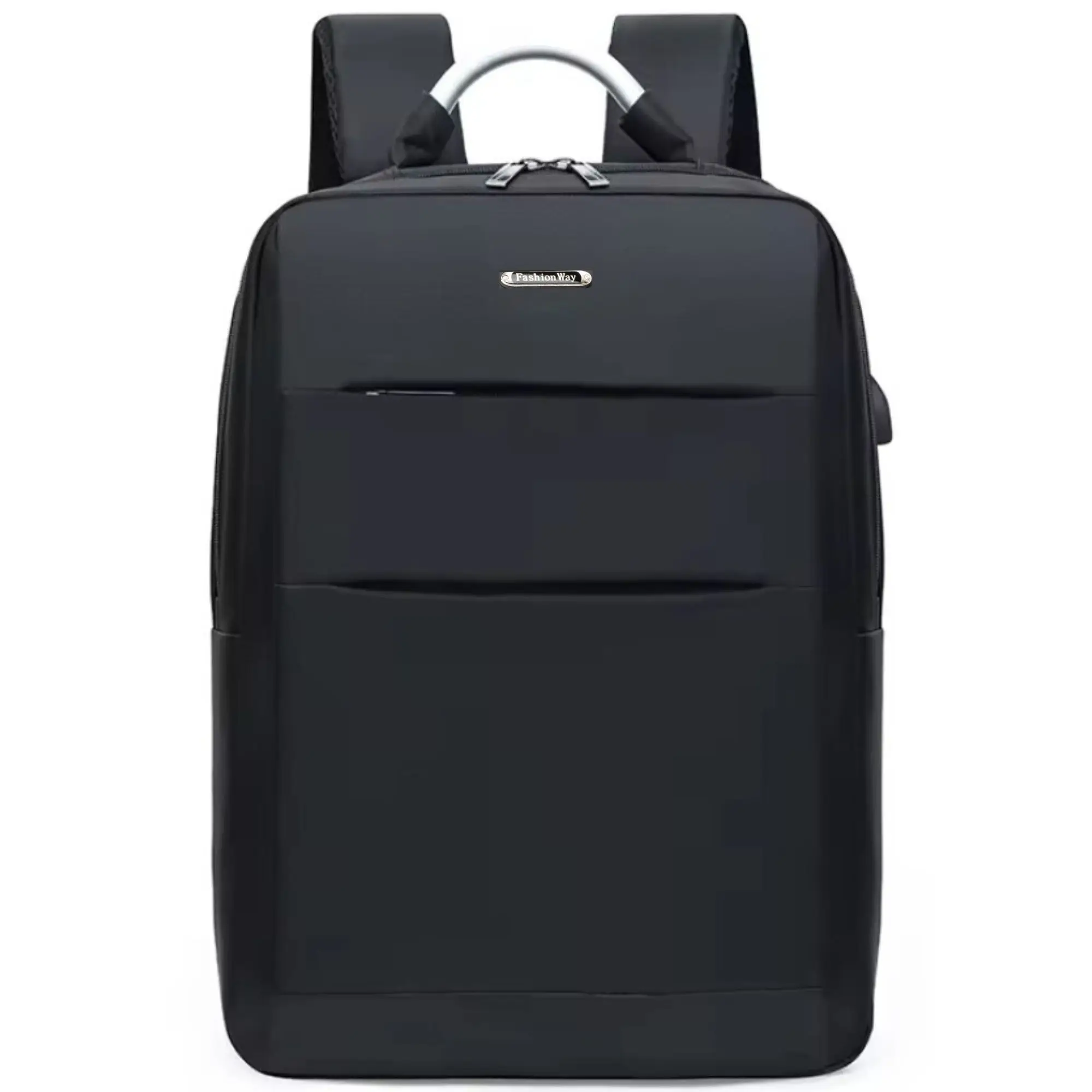 Mochila Pequena Executiva Slim Notebook Preta Reforçada