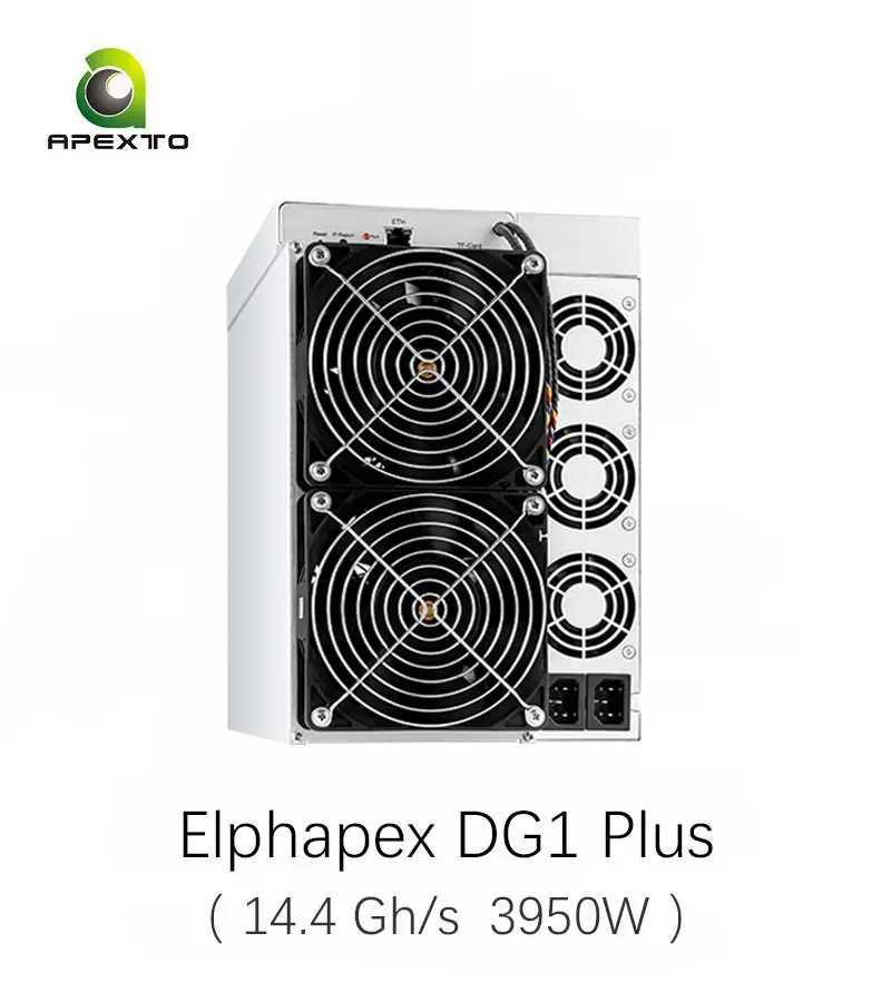 BUY 3 GET 2 FREE ElphaPex DG 1+ 14GH/s 3920W LTC+DOGE Miner Scrypt Algorithm ASIC Mining