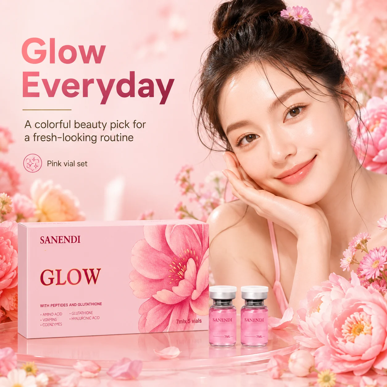 Kit de soin de la peau coréen - Skincare Glow Glowing avis et prix