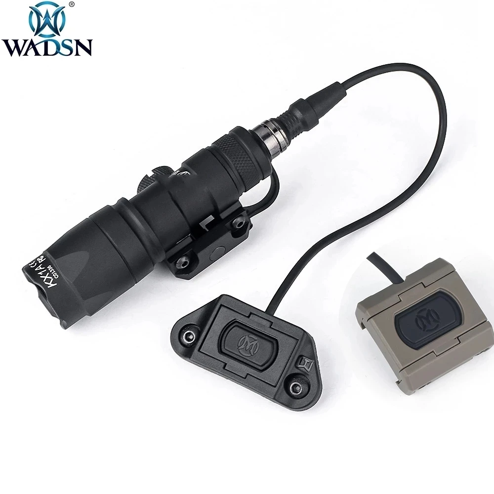 WADSN Tactical Remote Dual Switch Airsoft DBAL A2 Pressure Switch for SF M300 M600 Weapon Light PEQ15 Fit Keymod M-Lok Picatinny