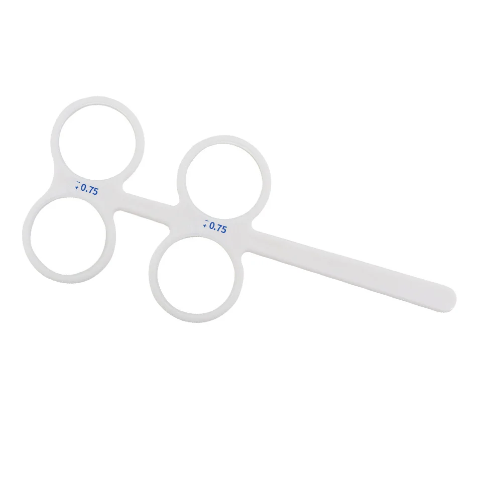 Optical Vision Training Accessories for Amblyopia Improvement with HORN Frame Flipper and Butterfly Double-Sided Mirror